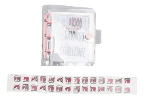 Mini Budget 1000 Savings Challenge, Multiusos, Pvc, Reutiliz