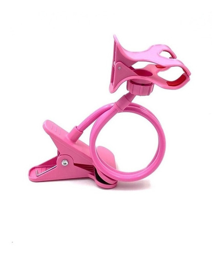 Soporte De Mesa Flexible Con Clip Univ P Celular Sa7 Rosa