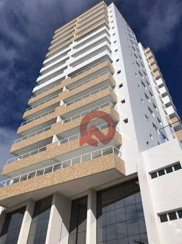 Imagem 1 de 16 de Apartamento Com 1 Dormitório À Venda, 44 M² Por R$ 215.000,00 - Aviação - Praia Grande/sp - Ap3651