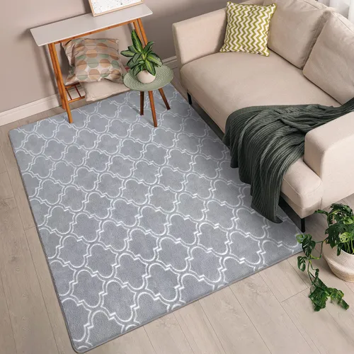 Area Rug Chicrug Shag Geometric Modern, 160 X 200 Cm, Espuma