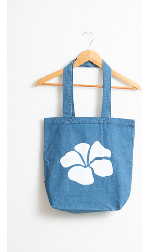 Tote Bag De Jean Con Estampa