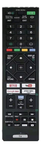 Control Universal Para Pantallas Sony Smart Tv + Pilas Negro