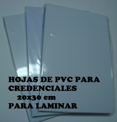 Credencial 54x86mm Mica Pip Blanca Gruesa Tipo Licencia N10