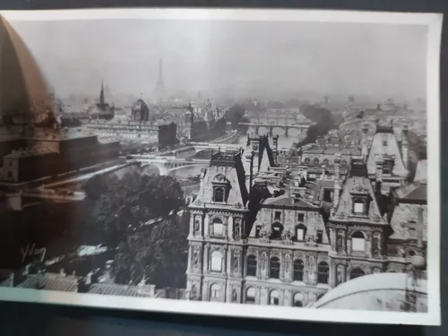 Antiguo Álbum De Fotos Postales Paris (Usado)