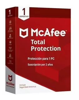 Mcaffe Total Protection Antuvirus 3 Pc / 2-años.