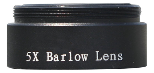 Lente Barlow 5x Para Cualquier Ojo Telescópico De 1,25 Pulga