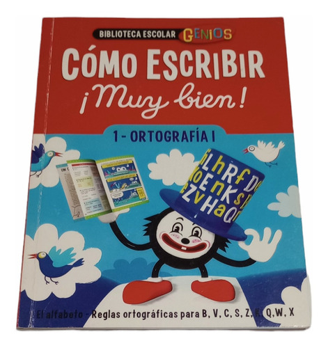 Libro Como Escribir ¡muy Bien ! 1 Ortografía! Genios 