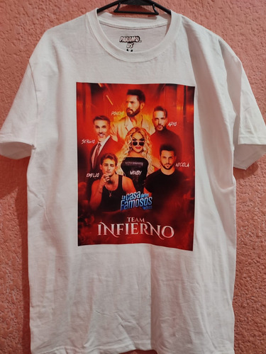 Playeras Team Infierno La Casa De Los Famosos 2023