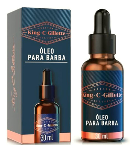 Aceite Para Barba King C. Gillette Con Argán, Cuidado De