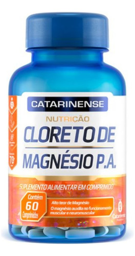 Cloreto De Magnésio P.a. 60 Caps Catarinense Pharma - Oferta