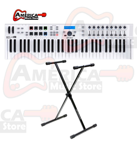 Arturia Keylab Essential 61 Blanco + Base + Envio