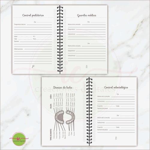 Cuaderno Pediátrico Bebe Imprimible - Archivo Pdf