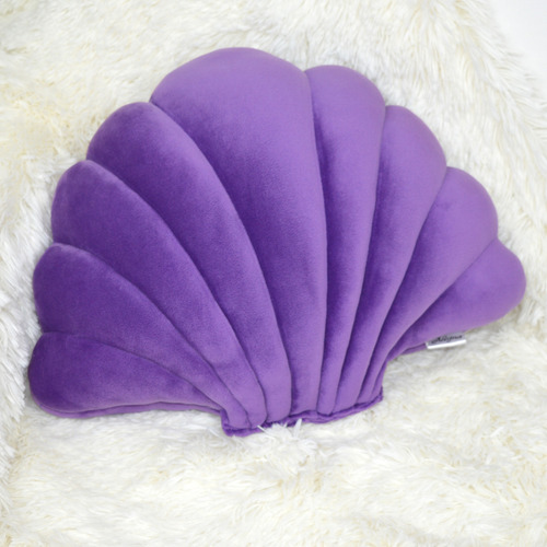Almohadón De Almeja Aterciopelado Violeta Terciopelado