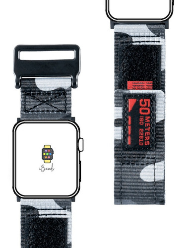 Imagem 1 de 7 de Pulseira Ibands Tecido Esporte Radical Surf Para Apple Watch