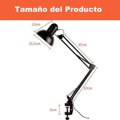 Lámpara De Escritorio Led Lámpara De Escritorio De Metal Con