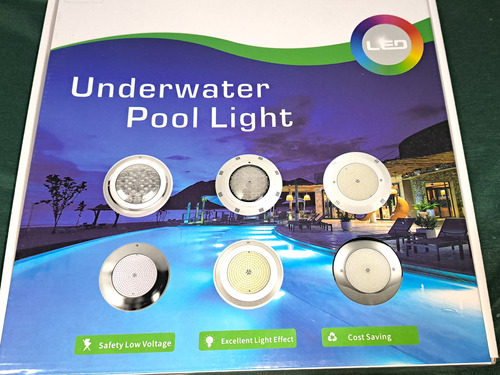 Lampara Piscina Led Underwater Pool Original 30cm 35w Rgb