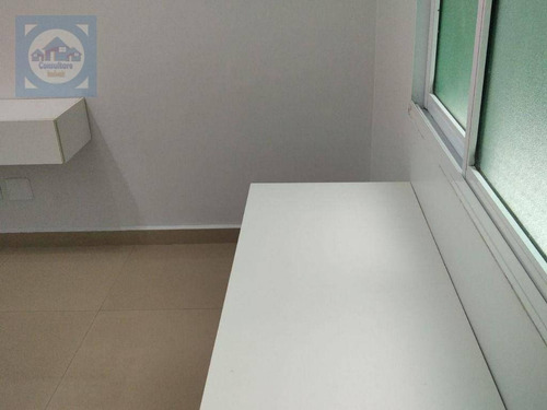 Imagem 12 de 22 de Kitnet Com 1 Dormitório À Venda, 26 M² Por R$ 202.000,00 - José Menino - Santos/sp - Kn0745
