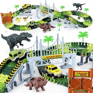 Juguetes De Dinosaurio, 187 Piezas Create A Dinosaur World R