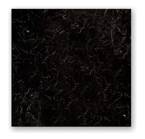 Imagen 1 de 5 de Cerámica Lourdes Marino Negro 35x35 1ra Calidad Símil Mármol