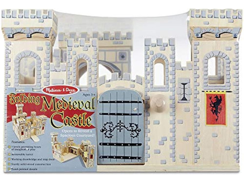 Melissa Y Doug, Castillo Medieval De Madera, Juego De Simula