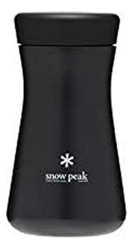 Botella Tsuzumi 350 De Snow Peak, Tw-350bk, Acero Inoxidable