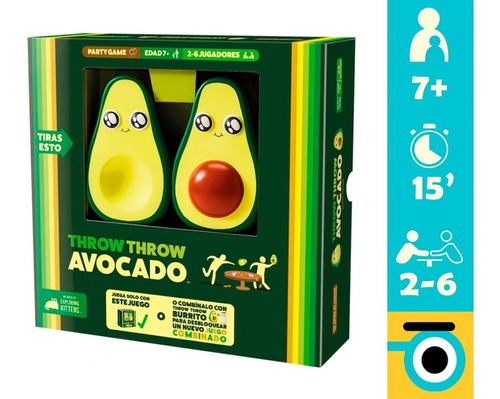 Throw Throw Avocado - Juego De Mesa