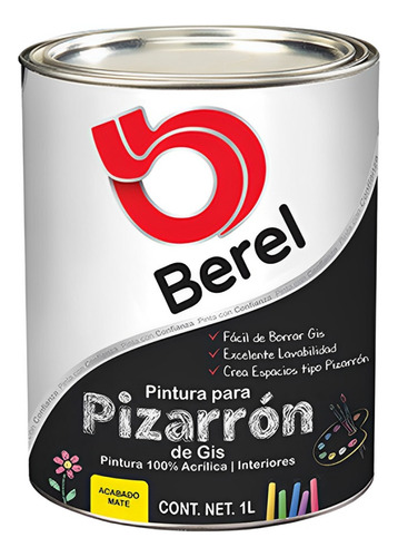 Pintura Para Pizarrón De Gis - 1 L