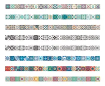 Comprar Guardas En Vinilo Azulejos Calcáreos Vintage - Baños\u002Fcocinas
