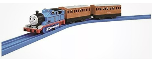 Takara Tomy Plarail Thomas & Friends Trackmaster Spencer Color Azul Personaje Thomas With Annie Clarabell