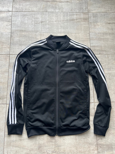 Conjunto Adidas Campera Y Pantalón Negro (Usado)