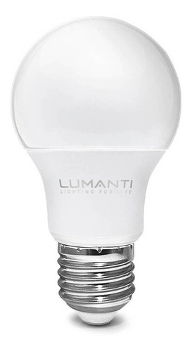 Kit 10 Lâmpadas Led 12w Bulbo 6500k Bivolt Lumanti Cor da luz Branco-frio