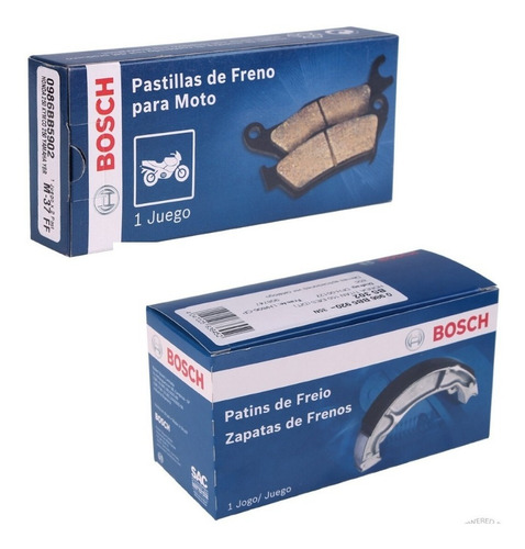 Kit Pastilla Zapata Bosch P/ Honda Cbx 250 Twister Full