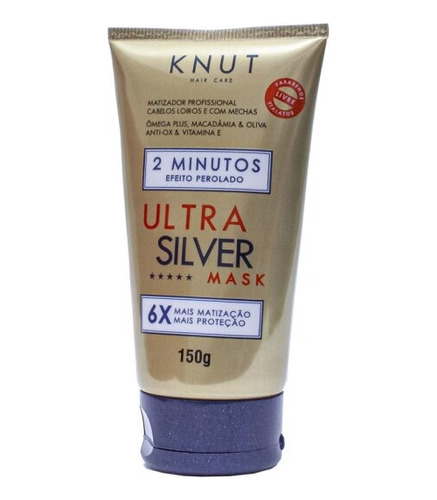 Knut Ultra Silver Máscara Matizadora Perolado 150g