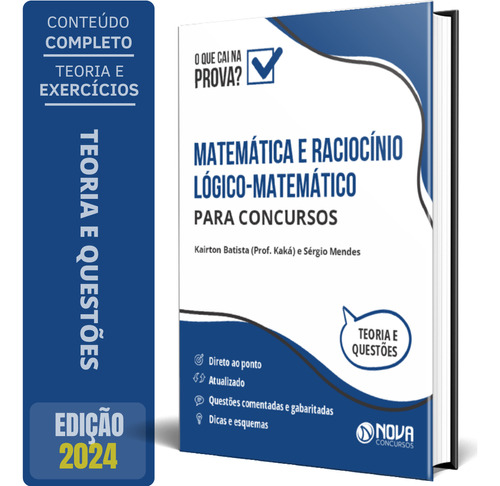 Apostila Para Concursos Matemática E Raciocínio Lógico Para Concursos