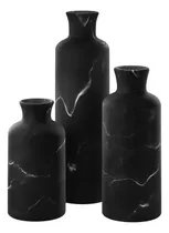 Comprar Juego De Jarrones Negros Mate Con Aromas Creativos, Jarrones