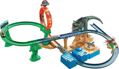 Hot Wheels Jurassic World Dominion - Juego De Pistas De Aut.