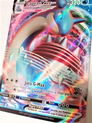 Carta Pokémon Lapras Vmax Espada E Escudo