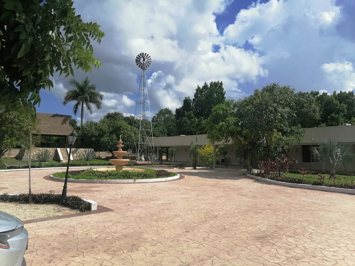 rancho en venta en cholul muy cerca de merida con alberca y amplios jardines, yucatan mercadolibre