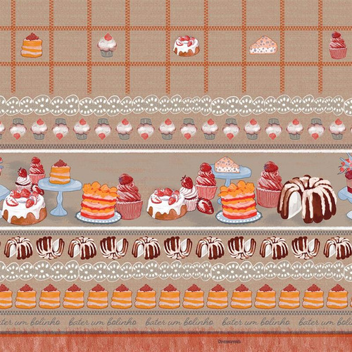 Toalha Termica Cupcake Chocolate 1,40 X 30m Atacado