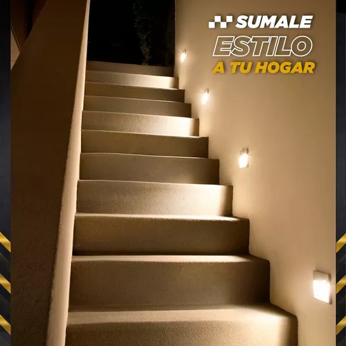 Luz Led Escalera Con Sensor De Movimiento Pack X 5