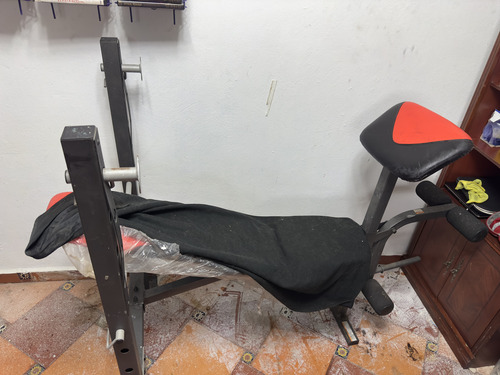 Banco Multiejercicio Pesas Predicador Gimnasio Casa Weider (Usado)