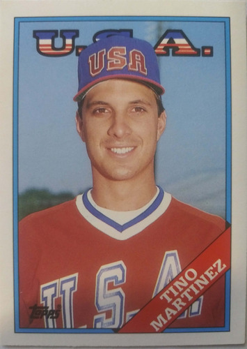 Tino Martinez Rookie Baseball Card