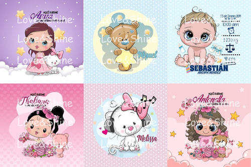 +15 Plantillas Para Sublimar Cojines De Baby Shower Psd