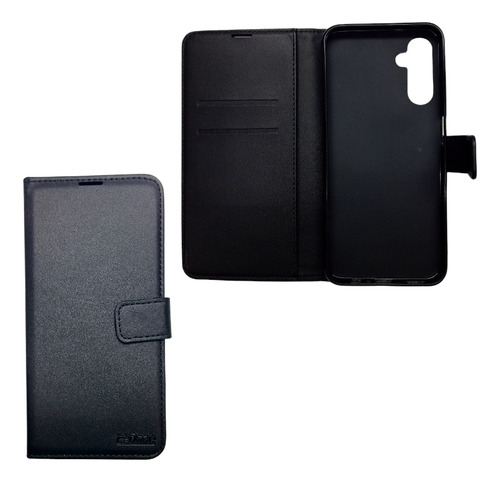 Funda Ejecutiva Agenda Tipo Libro Para Samsung A16 A165 Negro Flip Cover