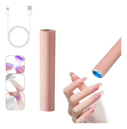 Secador Uñas Gel Recargable Portátil Led Para Press On