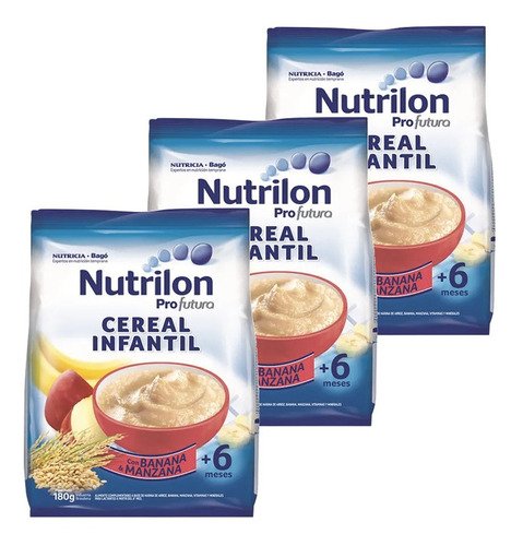 Nutrilon Profutura Cereal Infantil 180g Pack X 3