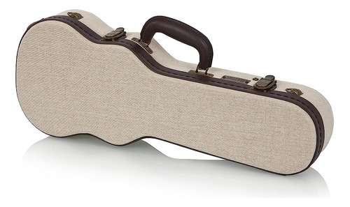 Gator Journeyman Series Deluxe Wood Case Para Ukeleles Sopra