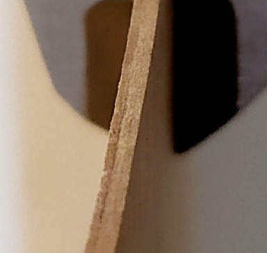 1 Lâmina De Compensado Flexível 60cm X 30cm X 1.5 Mm