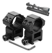 Comprar Monturas Anilletas Riel 20mm Mira Telescopica 1 Pulgada Rifl