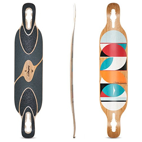 Juntas Cargadas Dervish Sama Bamboo Longboard Skateboard Dec